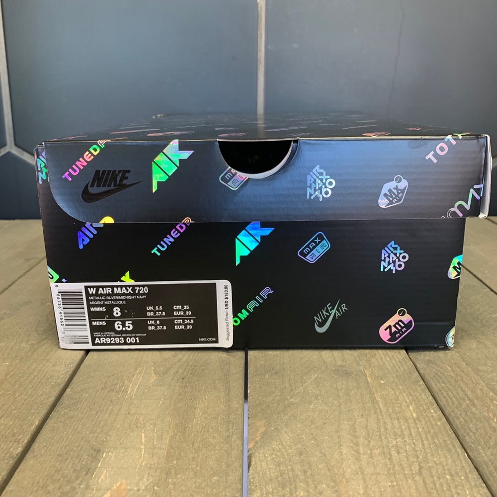 Womens Nike Air Max 720 Northern Lights Blue Shoe - Picture 6 of 6